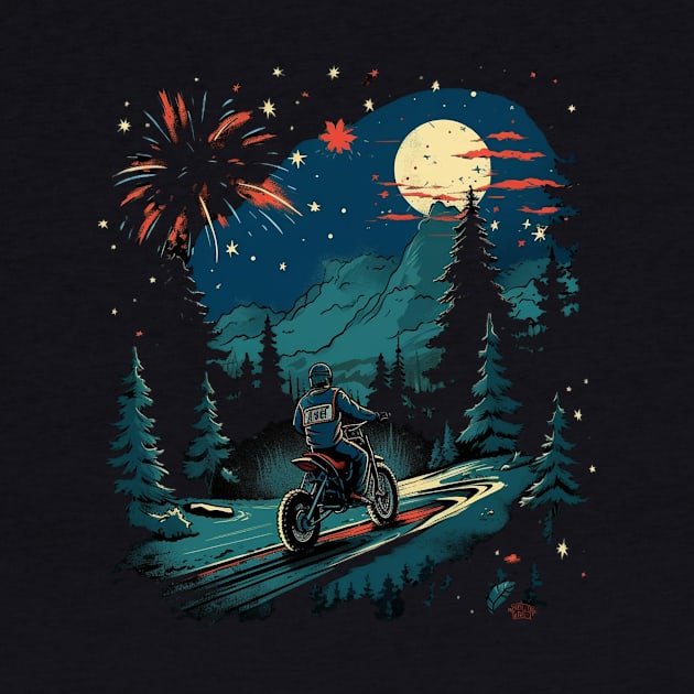 funny dirt bike pride 4th of July by marisamegan8av